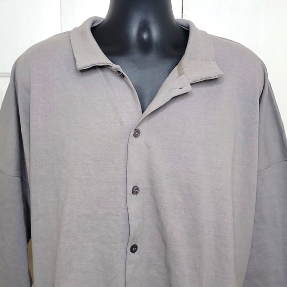 Luda Khanlari Merrill Gray Cardigan Sweater Size XL - Picture 2 of 10